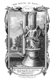 Baal, chief god of the Canaanites, 1804. Artist: Anon