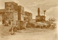 Bab al-Nasr gate in Cairo, 1898. Creator: Christian Wilhelm Allers