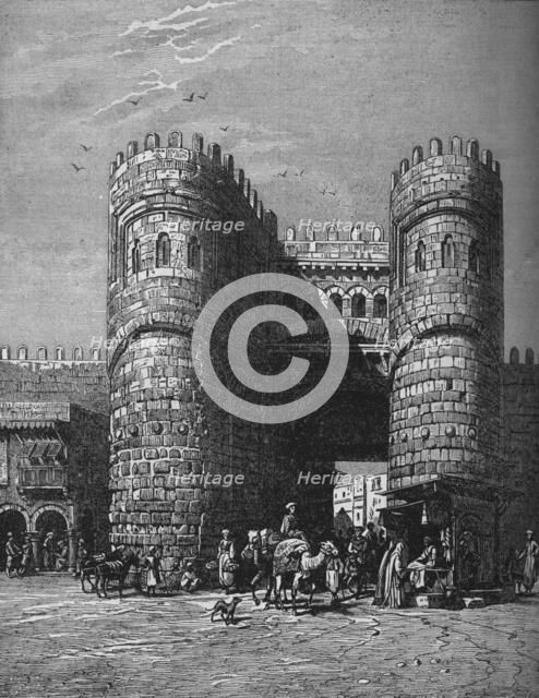 'Bab-El-Footoh, One of the Gates of Cairo', 1878, (c1882). Artist: Unknown.