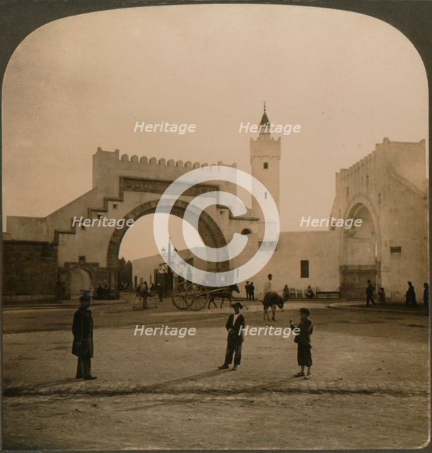 'Bab el-Hathera, Tunis, Tunis', 1901. Artist: Unknown.