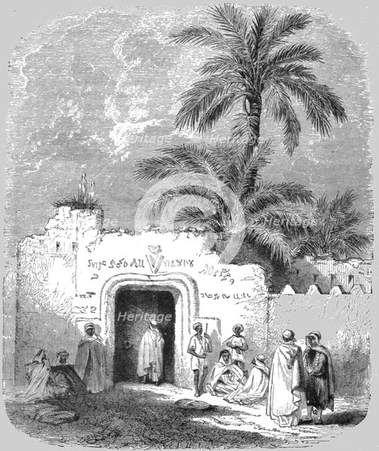 'Baba Achmed Gateway at Onergla; A Naturalist's Ride in the Atlas Mountains', 1875. Creator: Unknown.