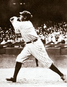 Babe Ruth, American baseball player, c1914-c1935. Creator: Unknown