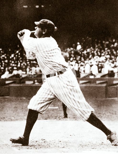 Babe Ruth, American baseball player, c1914-c1935. Creator: Unknown.