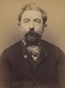 Baben. Hyppolyte, Antoine. 49 ans, né à St Sermain (Aveyron). Serrurier. Anarchiste. 9/3/94., 1894. Creator: Alphonse Bertillon