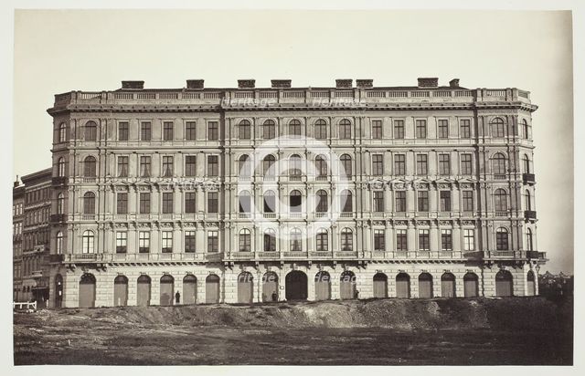 Babenberger Strasse No. 1 und 3, Zinshaus des J. Ritter von Königswarter, 1860s. Creator: Unknown.