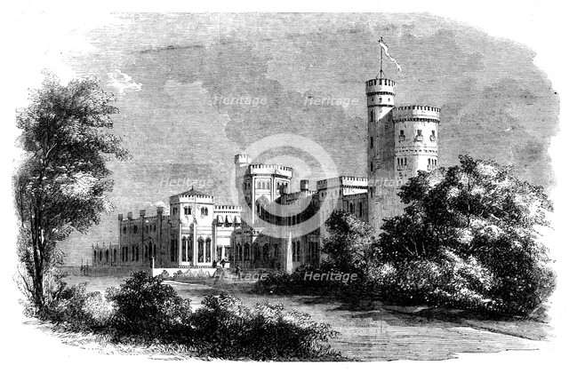 Babelsberg, the Summer Residence of the Prince and Princess Frederick William of Prussia, 1858. Creator: Unknown.