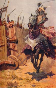 Baber Cheering On His Troops c1526 (c1912)