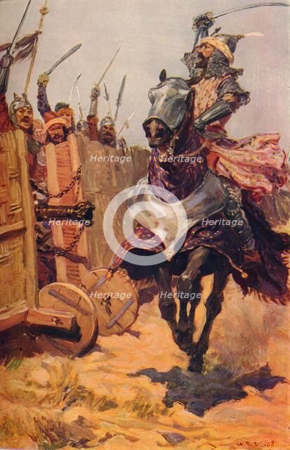 'Baber Cheering On His Troops', c1526 (c1912). Artist: Unknown.