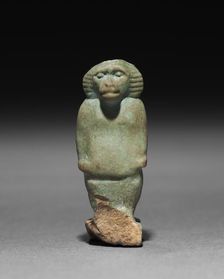 Baboon-Falcon Hybrid Amulet, 715-332 BC. Creator: Unknown