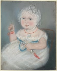 Baby with Locket, 1813. Creator: Unknown