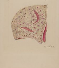 Baby Bonnet, 1935/1942. Creator: Anne Colman