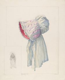 Baby Bonnet, c. 1937. Creator: Maud M Holme