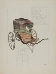 Baby Buggy, c. 1937. Creator: Floyd R. Sharp