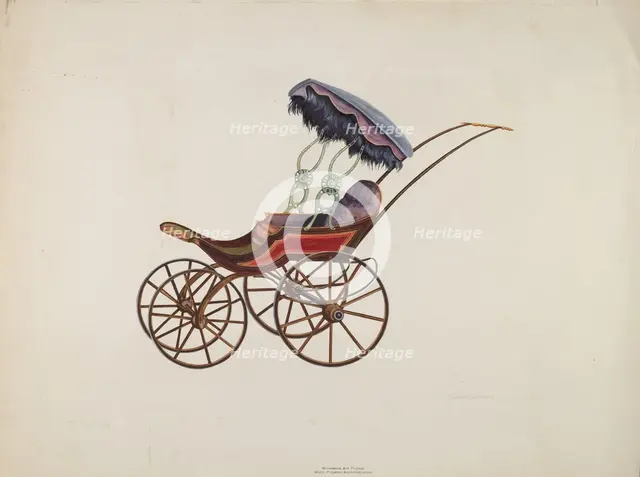 Baby Buggy, c. 1939. Creator: Einar Heiberg.