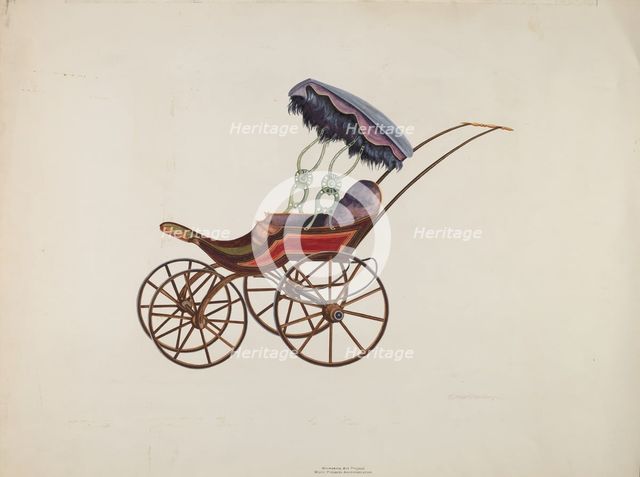 Baby Buggy, c. 1939. Creator: Einar Heiberg.