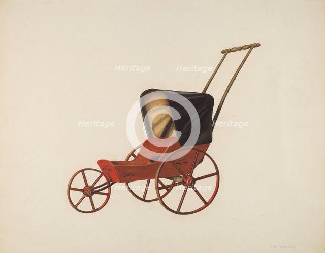 Baby Carriage, 1935/1942. Creator: Fred Hassebrock.