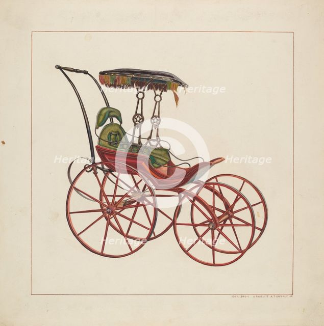 Baby Carriage, c. 1927. Creator: Ernest A Towers Jr.