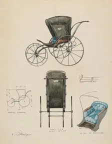 Baby Carriage, c. 1936. Creator: Kurt Melzer