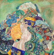 Baby (Cradle), 1917/1918. Creator: Gustav Klimt