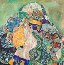 Baby (Cradle), 1917/1918. Creator: Gustav Klimt