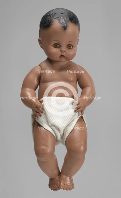 Baby doll used by Northside Center for Child Development, 1968. Creator: Effanbee Doll Company.