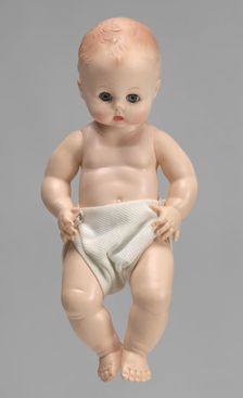 Baby doll used by Northside Center for Child Development, 1968. Creator: Effanbee Doll Company