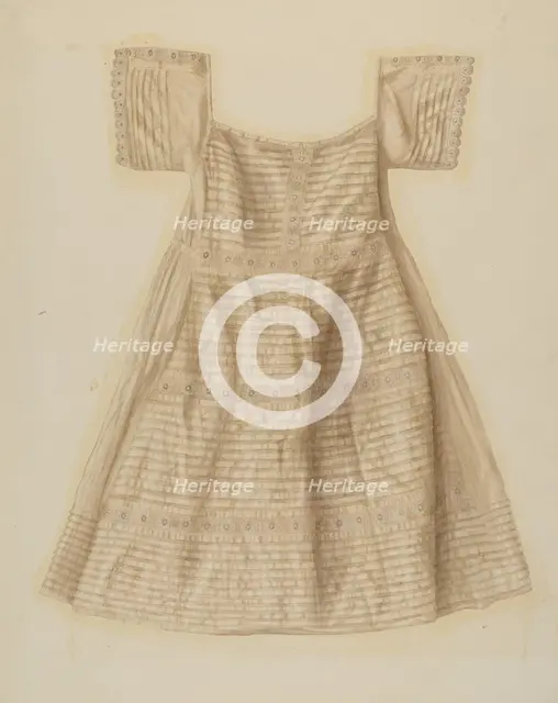 Baby Dress, c. 1939. Creator: Fred Hassebrock.