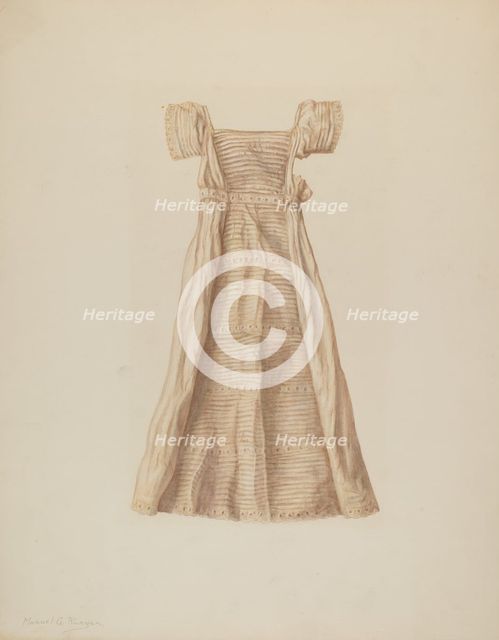 Baby Dress, c. 1939. Creator: Manuel G. Runyan.
