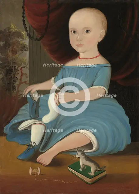 Baby in Blue, c. 1845. Creator: William Matthew Prior.