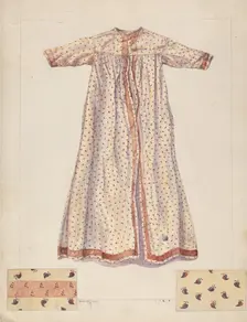 Baby's Nightgown, c. 1937. Creator: Maud M Holme