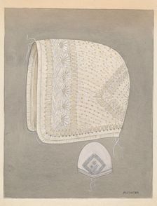Baby's Cap, c. 1937. Creator: Margaret Concha