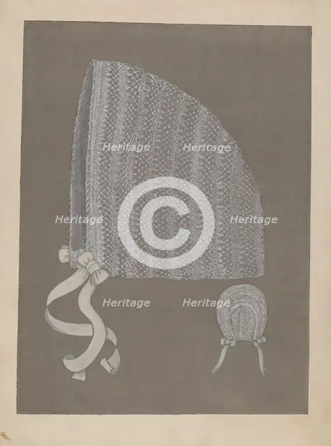 Baby's Cap, c. 1937. Creator: Sylvia DeZon.