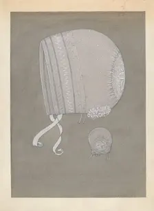 Baby's Cap, c. 1937. Creator: Sylvia DeZon