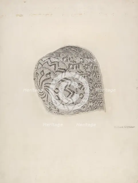 Baby's Cap, c. 1938. Creator: Richard Whitaker.