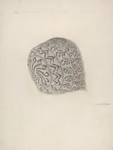 Baby's Cap, c. 1938. Creator: Richard Whitaker