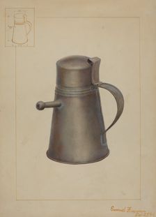 Baby's Feeding Bottle, c. 1937. Creator: Samuel Fineman