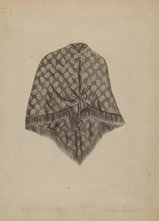 Baby's Hood, c. 1937. Creator: Isabelle De Strange