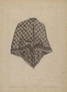 Baby's Hood, c. 1937. Creator: Isabelle De Strange