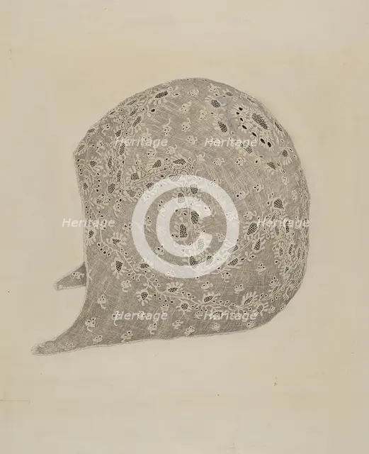 Baby's Lace Cap, 1935/1942. Creator: Richard Whitaker.