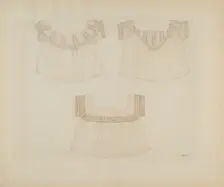 Baby's Under-waists, c. 1937. Creator: Arelia Arbo