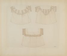 Baby's Under-waists, c. 1937. Creator: Arelia Arbo