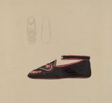 Baby Shoe, 1935/1942. Creator: Gladys Cook