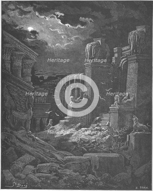 Babylon Has Fallen, 1897. Artist: Doré, Gustave (1832-1883)