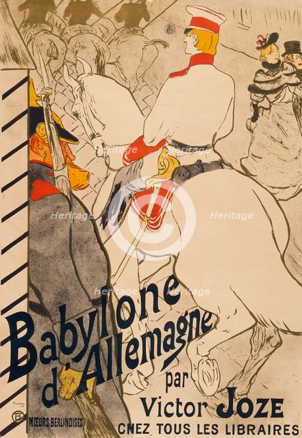 Babylone d'Allemagne, 1894. Creator: Henri de Toulouse-Lautrec.