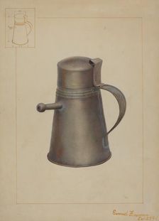 Baby's Feeding Bottle, c. 1937. Creator: Samuel Fineman