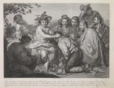 Bacchus, 18th-19th centuries. Creators: Diego Velasquez, Manuel Salvador Carmona
