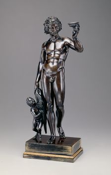 Bacchus and a Young Satyr, c1640. Creator: Giovanni Francesco Susini