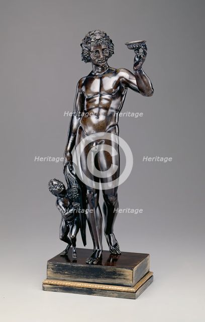 Bacchus and a Young Satyr, c1640. Creator: Giovanni Francesco Susini.
