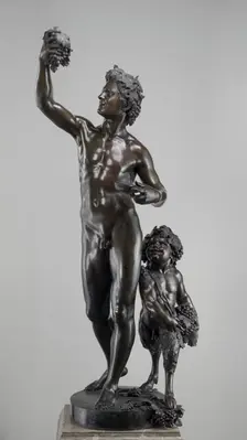 Bacchus and a Faun, 1580/1600. Creator: Unknown