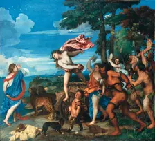 Bacchus and Ariadne 1523-1525. Artist: Titian